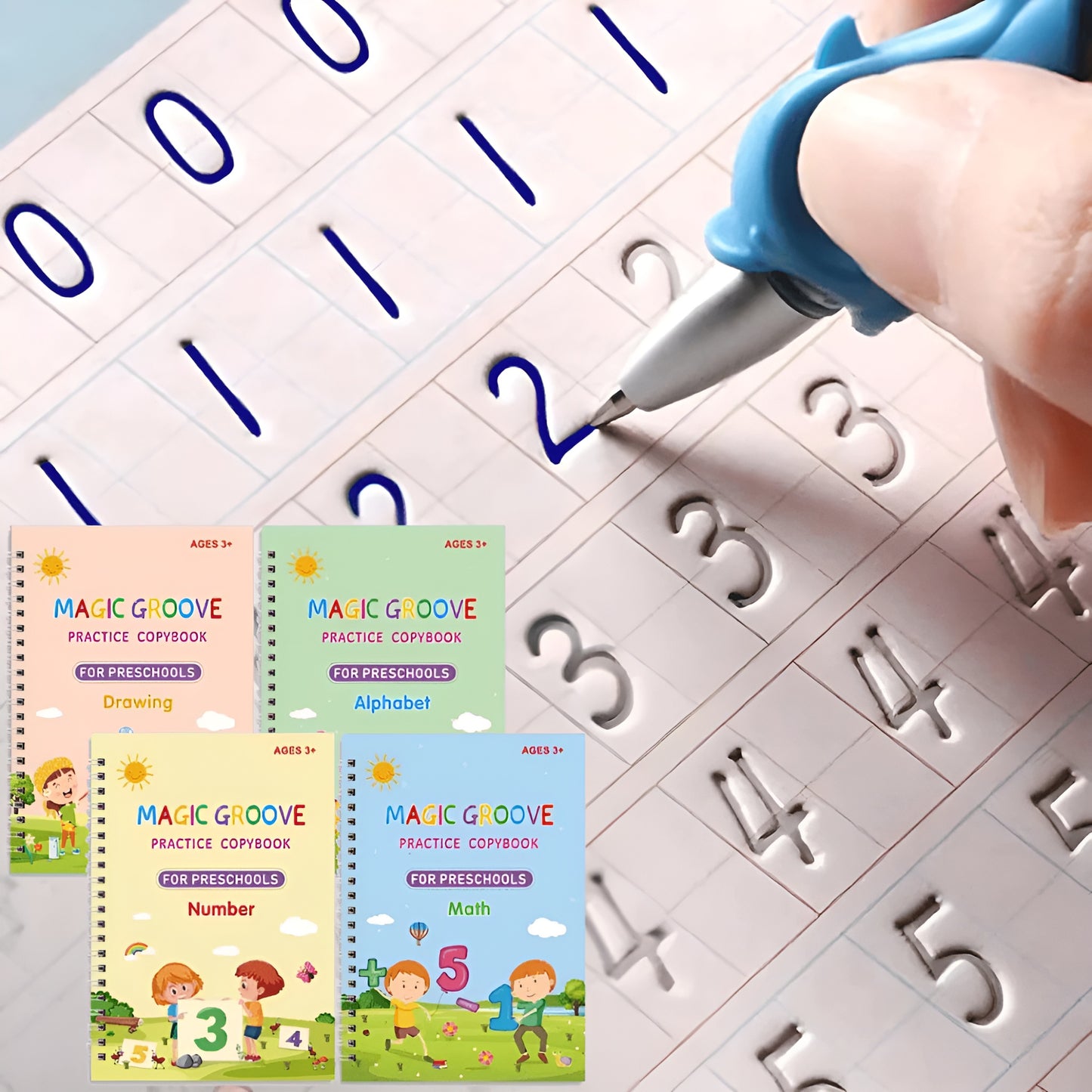 Magic Grooved Handwriting Books For Children