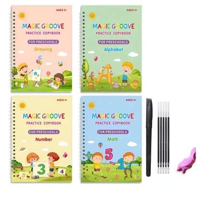 Magic Grooved Handwriting Books For Children