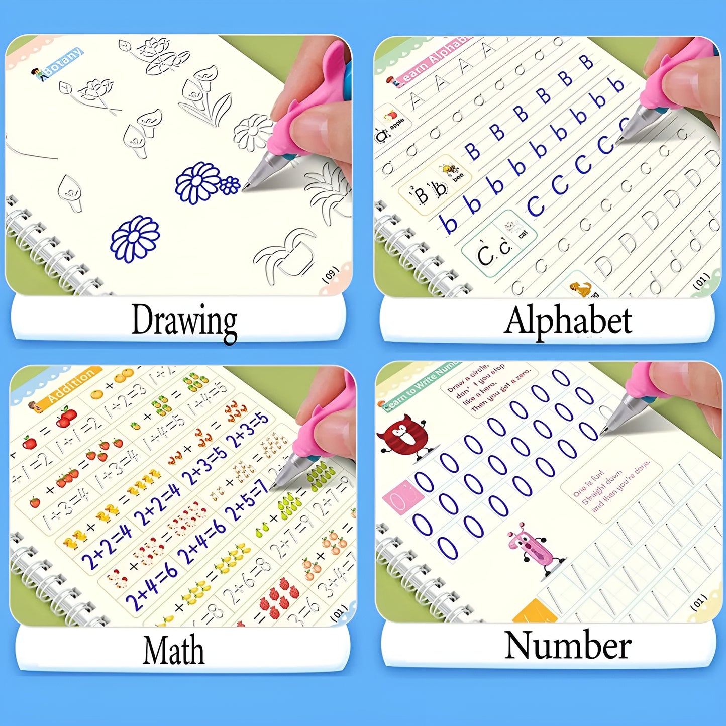 Magic Grooved Handwriting Books For Children