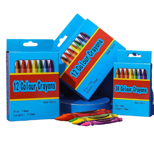Colorful Kids' Cartoon Crayon Kit