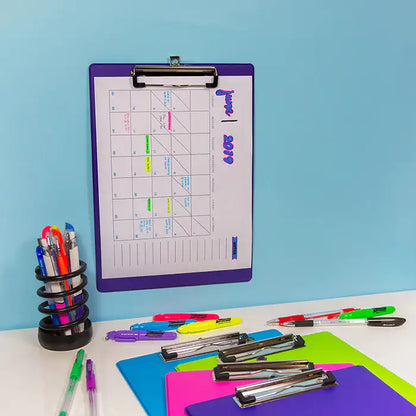 Bright Color Kids Clipboard – Random Color (A4 Size)