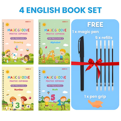 Magic Grooved Handwriting Books For Children