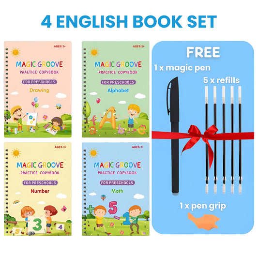 Magic Grooved Handwriting Books For Children